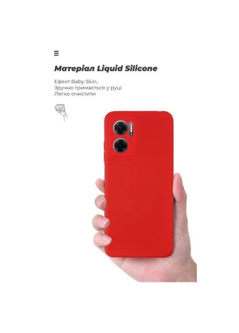 Чохол до мобільного телефона ICON Case Xiaomi Redmi 10 5G/11 Prime 5G/Note 11E 5G Red (ARM61855) ArmorStandart (396683968)