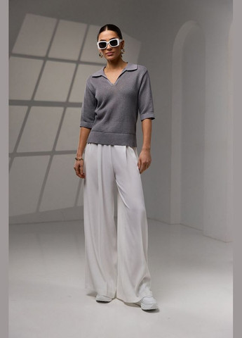 Жіноче ажурне поло із бавовняної пряжі (2729) Triko Bakh (334710332)