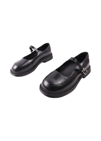 Lifexpert Туфли женские на низком ходу черные натуральная кожа черный з, — (304060066)