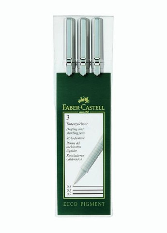 Капиллярная ручка Ecco Pigment 0,7 мм. Faber-Castell (322650502)