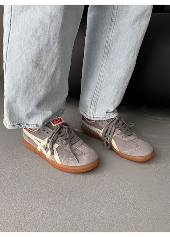 Темно-сірі Осінні кросівки чоловічі і жіночі asics onitsuka tiger tokuten deep ash | асікс онітцука тайгер токутен темно-сірі No Brand