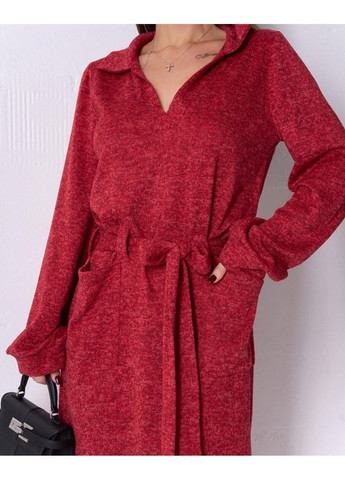 Червона повсякденний сукні 14897 червоний ISSA PLUS