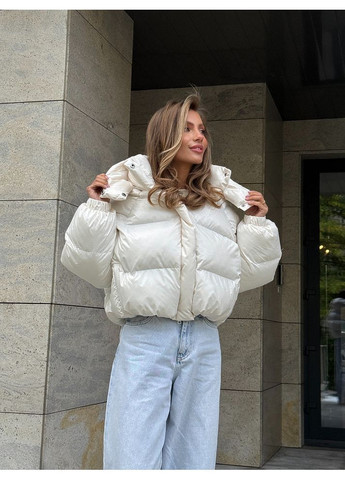 Молочная кроп-пуфер irish цвет молоко глянец milirud