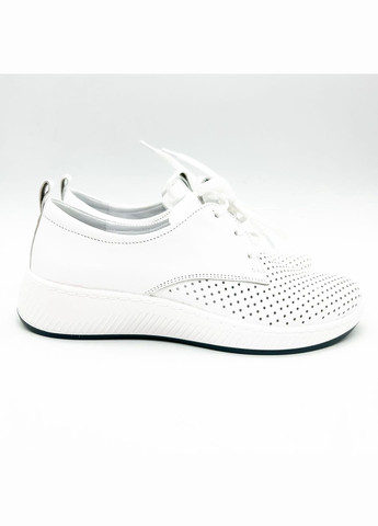 Белые летние кроссовки (р) кожа 0-1-1-8129 Stepter