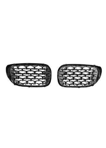Ноздри Diamond Black (2016-2019, Глянец) для BMW 7 серия G11/G12 No Brand (392721872)
