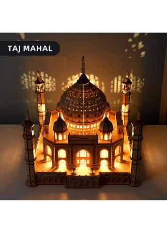 Деревянный пазл 3Д ROBOTIME Mechanical 3D Persial Love Palace Taj Mahal Дворец Тадж Махал LG904 No Brand (362453273)