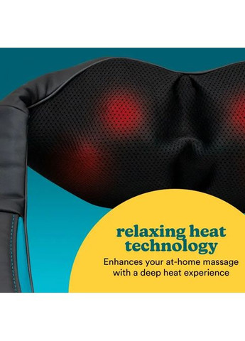 Масажер для шиї та плечей Shiatsu + Heat Rozia (363831955)