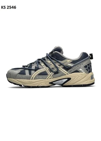 Синій кросівки чоловічі asics gel-kahana tr v2 gary blue асікс гель кахано 8 сині демісезон No Brand