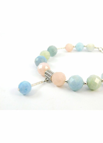 Эксклюзивный браслет "Жанин" Морганит, серебро 16 Fursa fashion (322314831)