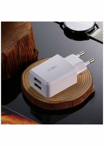 Комлект зарядного устройства WP-U60m Suda 2.4A 2USB кабель USB/МicroUSB 220V EU WK (340935546)