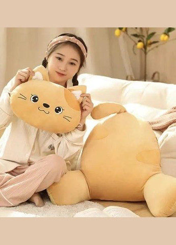 М'яка іграшкаподушка під спину, Ортопедична подушка для читання з окремою додатковою подушкою, Котик Fun Cat (303137191)