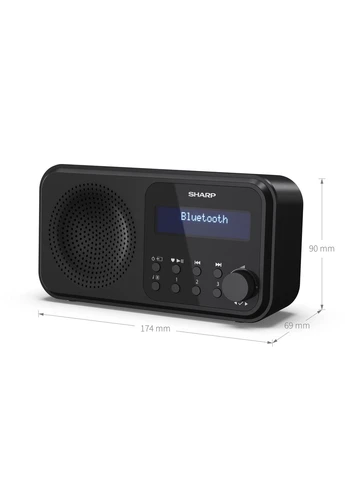 Радиоприемник DR-P420 Midnight Black (DR-P420(BK)) Sharp (375659814)