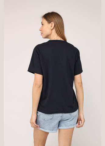 Футболка с коротким рукавом женская цвет синий CB-00272847 Yuki - (333801867)