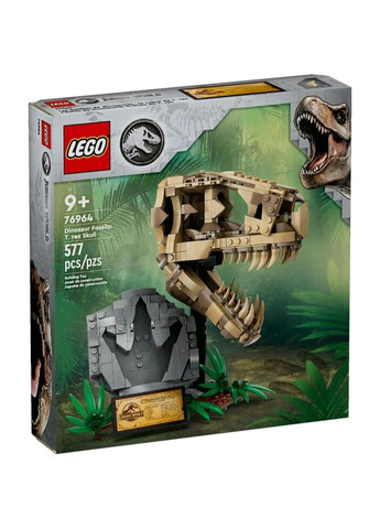 Конструктор Jurassic World Окаменелости динозавров: череп тираннозавра 577 деталей (76964) Lego (281425647)