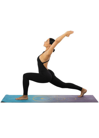 Килимок для йоги замшевий каучуковий FI-5662-69 Record (334304444)