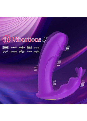 Вибратор вагинально клиторальный, женская стимуляция влагалища и клитора, интимные игрушки Mr.G3 Ares (372601103)