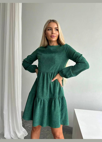 Оливковое (хаки) платье ao201 No Brand