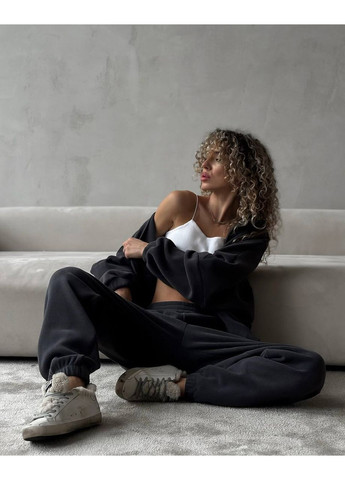 Жіночий спортивний костюм з утепленої тканини No Brand (369135678)