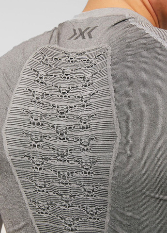 Сіра спортивна футболка чоловіча для бігу X-Bionic Fennec 4.0