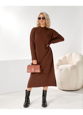 Коричнева жіноча сукня оверсайз туреччина Osoblyva