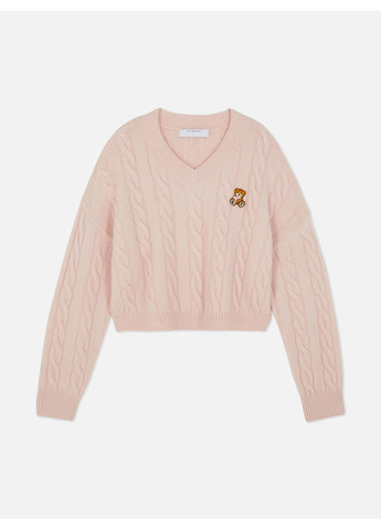 Світло-рожевий пуловер демісезон,світло-рожевий з принтом, Primark