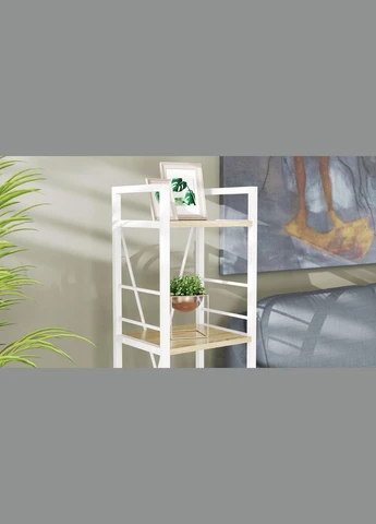 Этажерка 4/34 Серии Коннект 120x34x28 белый ДСП 16мм (FRD-104280) Ferrum-decor (351358756)