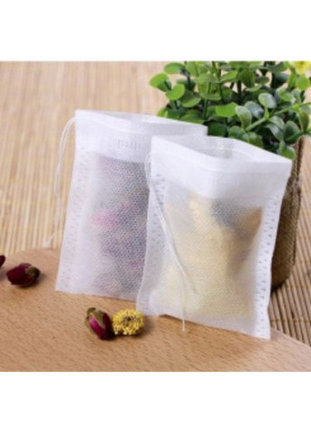 Фильтр-пакеты для чая, специй, кофе и бульона, пакетики для заваривания, одноразовые, с ниткой, 8х12 см, 100 шт No Brand (362961179)