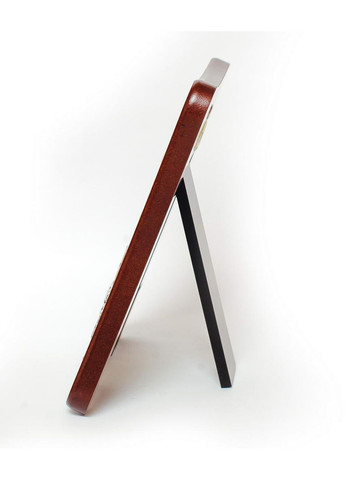 Ікона Андрія Первозванного 12x15см на синьому фоні в дерев'яному витягнутому кіоті Prince Silvero (265215601)