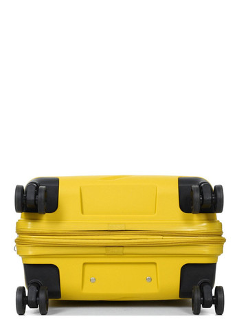 Чемодан малый S полипропилен жёлтый 55х38х24+5см/49л/3кг/ 289 WORLDLINE (324802225)