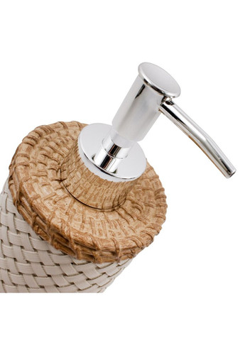 Дозатор рідкого мила Trento Raphia, бежевий, полірезин Trento Design Studio (322252095)