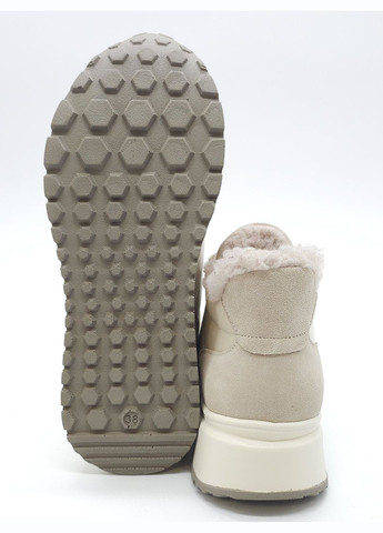 Бежеві всесезонні жіночі кросівки зимові бежеві шкіряні mr-14-4 24 см (р) Morento