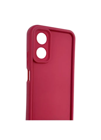 Чохол силіконовий Soft Touch для A17k бордовий (Повний захист камери) Oppo (394049474)