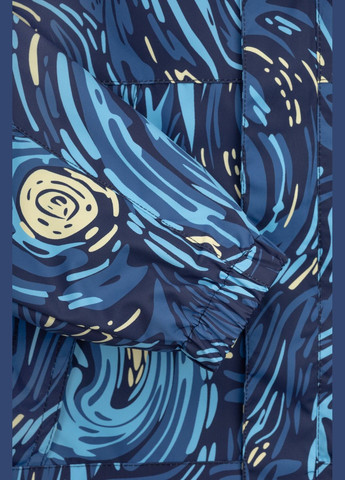 Синя демісезонна вітровка No Brand