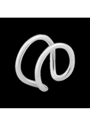 Сережка срібна каф одиничний Пружинка Каштан (342335463)