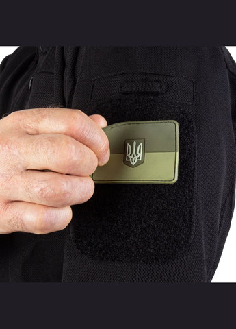 Футболка Поло тактическая с длинным рукавом TACTICAL LONG SLEEVE POLO SHIRT QUICK DRY Black Mil-Tec (315822198)