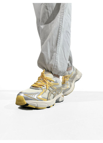 Комбіновані Осінні кросівки чоловічі asics gt-2160 silver / yellow асікс gt-2160 No Brand
