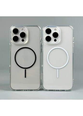 Прозрачный чехол NEW Clear Case with MagSafe для iPhone 16 Pro Max Black No Brand (382773598)