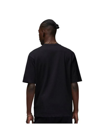 Чорна футболка air brand wordmark tee black Jordan