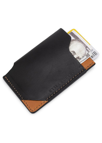 Кожаный оригинальный картхолдер 11398 Черный Grande Pelle (331911416)