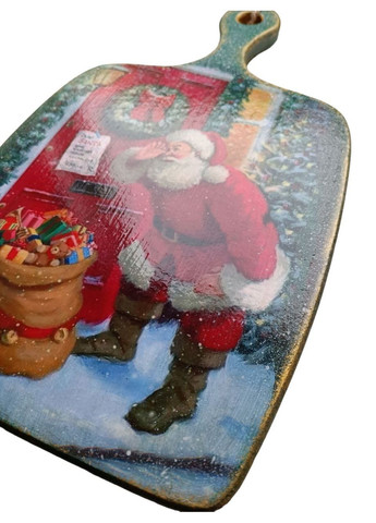 Декоративна обробна дошка з Сантою. Handmade (308071288)