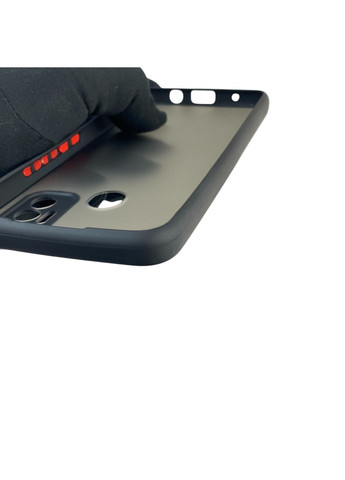 Чехол для телефона Spark 7 Go (KF6m) с 3D принтом бантиков с высокими бортами на техно спарк 7 го черный Tecno (366390424)