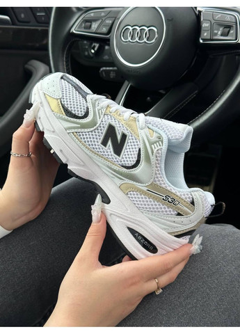 КРОССОВКИ ЖЕНСКИЕ NEW BALANCE 530 WHITE GOLD BLACK PREMIUM НЬЮ БЕЛАНС 530 No Brand чёрные демисезоны (367167020)