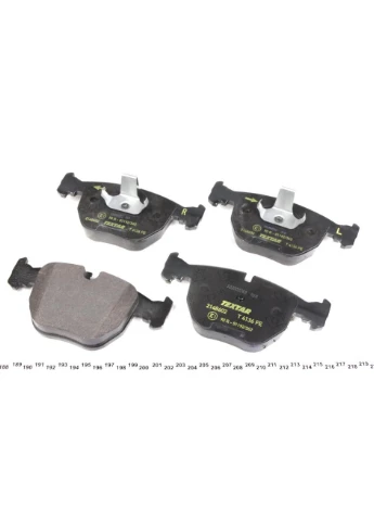 Колодки гальмівні (передні) BMW 5 (E39)/7 (E38)/X5 (E53) 94-07 (Teves) Q+ 2148602 UA63 No Brand (339661370)