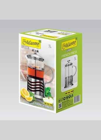 Френч-пресс для чая и кофе 1 л (MR-1662-1000) Maestro (334009780)