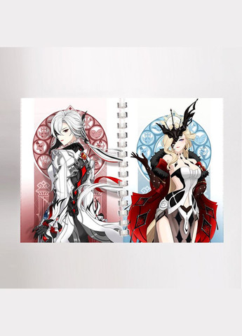 Блокнот Скетчбук Арлекино Синьора Геншин удар Genshin Impact (sk0191) No Brand (327003299)