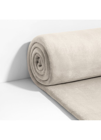 Плед гладкофарбований Світло-Бежевий 200х220 см Lelit (350623845)