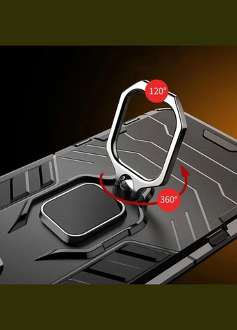 Чехол бампер Ring Armor для Apple iPhone 16 Pro Max - Black Primolux (317268528)