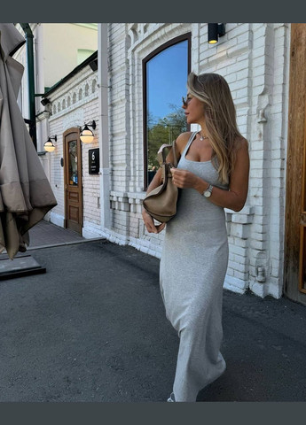 Сіра спортивна, ділова, повсякденний, кежуал, вечірня жіноча сукня-майка сукня-майка FINO Mode