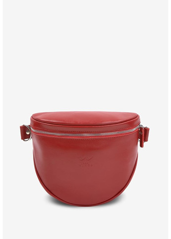 Кожаная сумка поясная-кроссбоди Vacation красная краст The Wings (348359057)