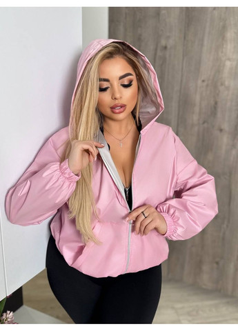 Бомбер из плащевки Лаке (замеры в описании) DK/DL Мода без кордонів на молнии (365629495)